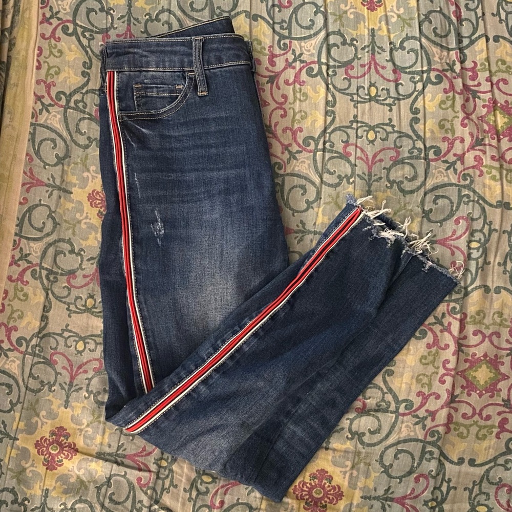 Vervet Denim Stripe Skinny Jean